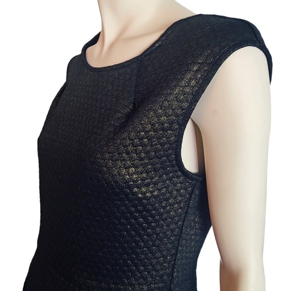 π
ΊCollective Concepts Stitch Fix Helma Dress Gold Black Quilt Textured - Picture 6 of 12